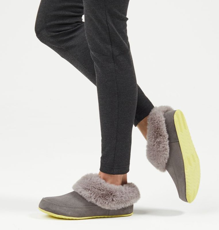 Womens Slippers Grey - Sorel Go™ - Coffee Run - 845-UIXMWD